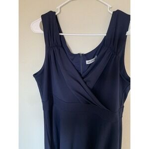 Grace Karin Womens Navy Blue Plus Size 2XL Dress